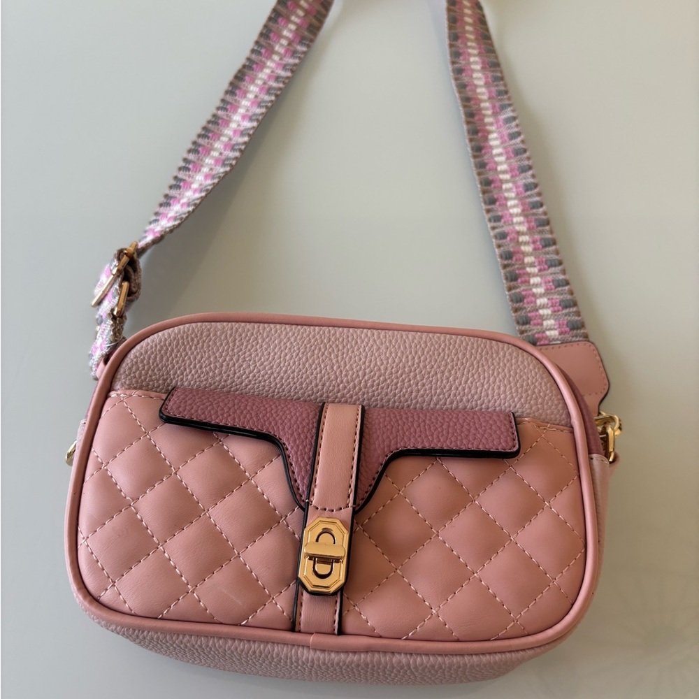 Pink Quilted Women's Bag
